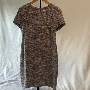 Calvin Klein Tweed Midi Dress